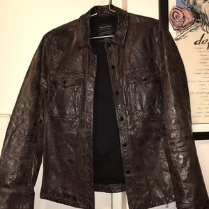 All Saints leather jacket